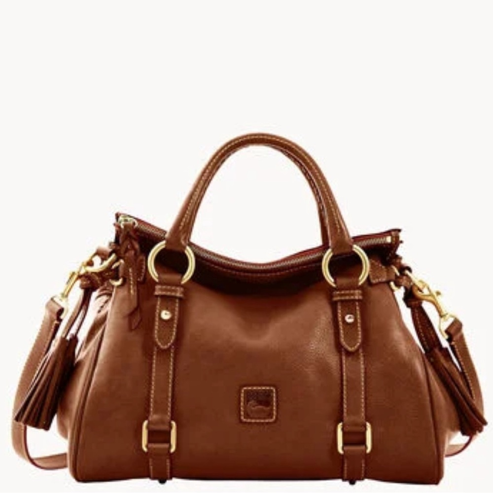 A Dooney Original
This stylish satchel, made from Italian Vacchetta leather